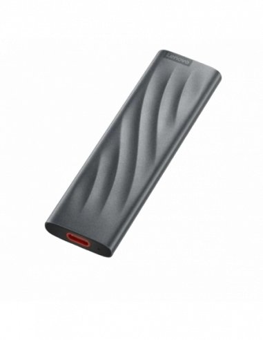 USB3.0 Внешний портативный SSD .512GB Lenovo Portable SSD PS8 Grey- USB-C 3.2 (106x31x10 mm- 40g- RW:10501000 MBs)