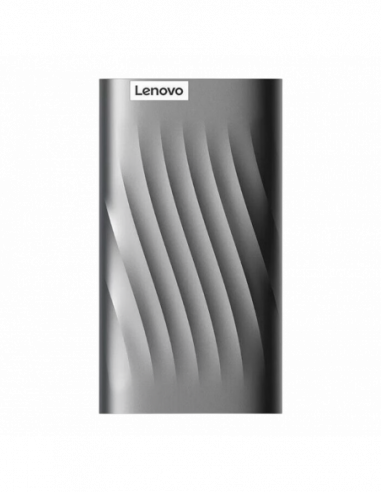 USB3.0 Внешний портативный SSD .512GB Lenovo Portable SSD PS6 Grey- USB-C 3.2 (75x41x11 mm- 36g- RW:550500 MBs)