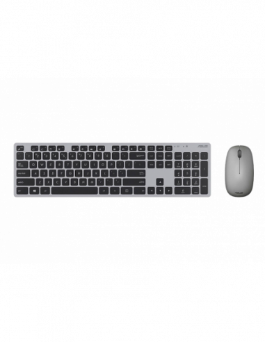 Клавиатуры Asus Wireless Keyboard amp Mouse Asus W5000- 13 Fn keys- Ultra thin- Metal-like finish- Silent- 800-1600dpi- 3 button