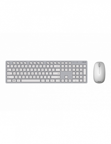 Клавиатуры Asus Wireless Keyboard amp Mouse Asus W5000- 13 Fn keys- Ultra thin- Metal-like finish- Silent- 800-1600dpi- 3 button