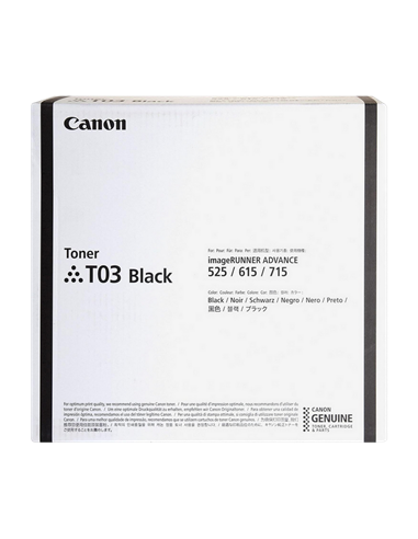 Cartuș pentru imprimantă Canon T03 (2725C001), Negru