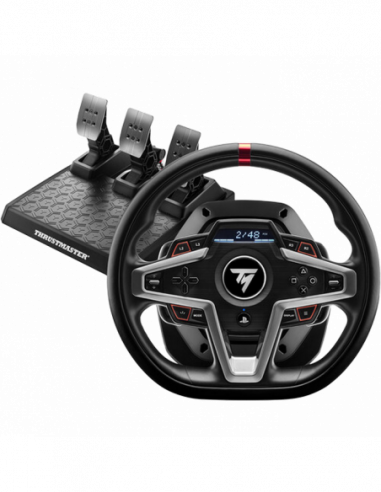 Volane Wheel Thrustmaster T-248 for PS4- Built-in screen- 3Force Feedback- 3-pedal magnetic pedal set