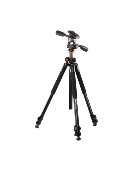 Tripied Video Vanguard ALTA PRO 263AP, Cap panoramic cu 3 căi, Negru