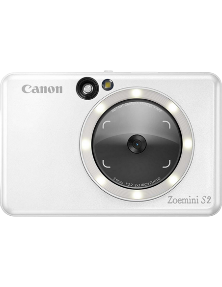 Imprimantă foto Canon Zoemini S2 ZV223, 2.0” x 3.0”, Pearl White