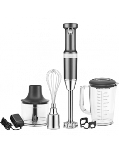 Погружной блендер KitchenAid 5KHBBV83EMS, Cеребрянный медальон