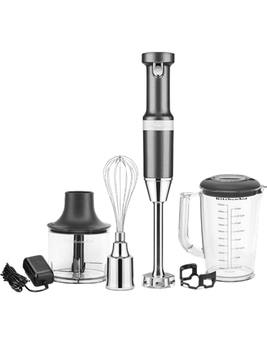 Blender de mână KitchenAid 5KHBBV83EMS, Medalion de argint