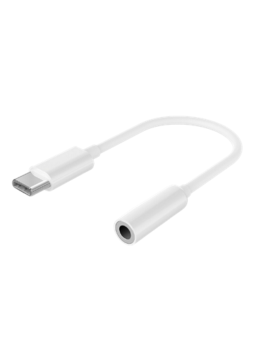 Аудио адаптер Cablexpert A-CM-3.5F-01, USB Type-C (M) - 3.5mm 4-pin (F), 0,01 м, Белый