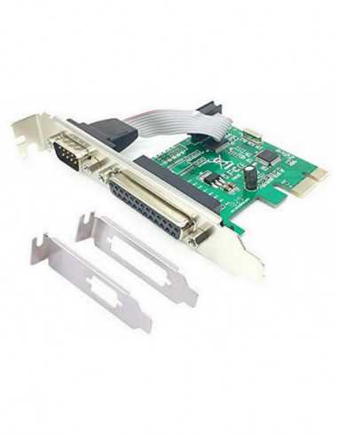 Controlere PCI-Express to 1xSerial port amp 1xParallel port- Gembird PEX-COMLPT-01- add-on card