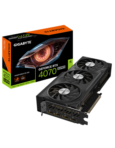 Placă Video Gigabyte GV-N407SWF3OC-12GD, 12GB GDDR6X 192bit