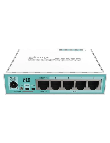 Router MikroTik hEX, Alb