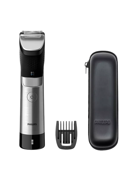 Trimmer pentru bărbați Philips BT9810/15, Argintiu/Negru