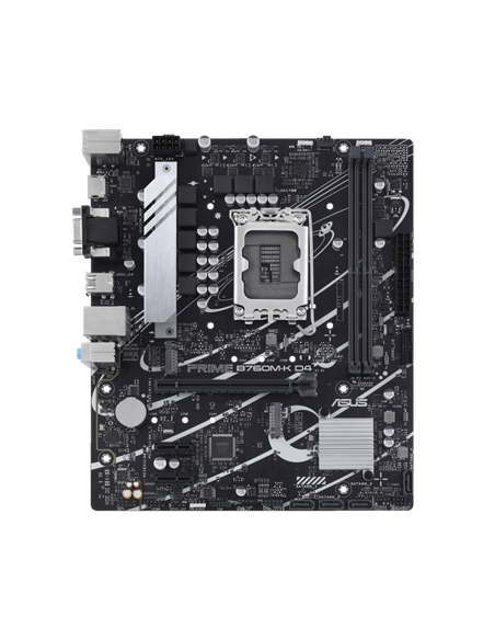 Материнская плата ASUS PRIME B760M-K D4, LGA1700, Intel B760, Micro-ATX