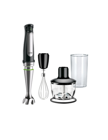 Blender de mână BRAUN MQ7035X, Negru | Argintiu