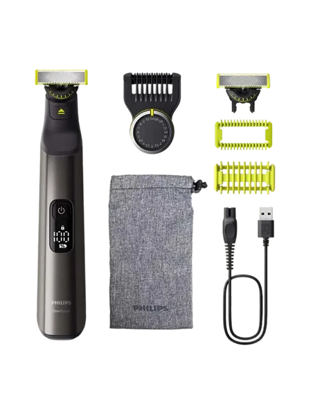 Trimmer pentru bărbați Philips QP6552/15, Oțel inoxidabil