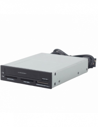 Аксессуары для корпусов 3.5 Card Reader Internal Gembird FDI2-ALLIN1-03- 2.5 HDDSSD drive bay- SDMMCRS-MMCMSMicroSD