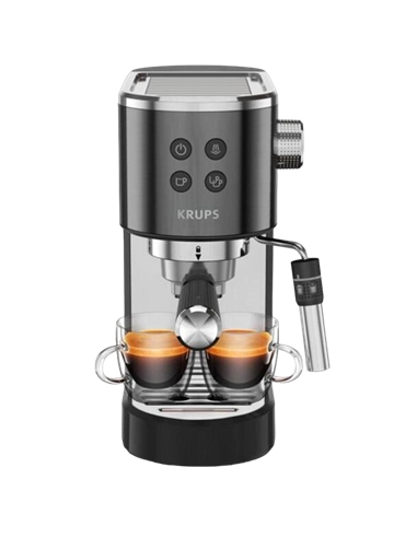 Cafetiera manuala Krups XP444G10, 1400W, Negru