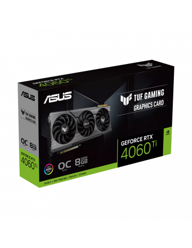 Placă Video ASUS TUF-RTX4060TI-O8G-GAMING, 8GB GDDR6 128bit (TUF-RTX4060TI-O8G-GAMING)