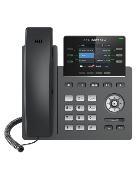 Telefon IP Grandstream GRP2613, Negru