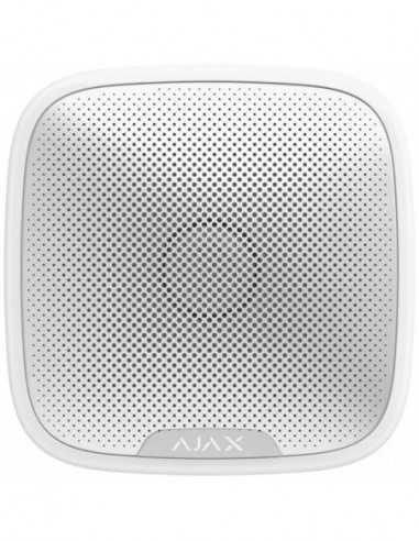 Sisteme de securitate Ajax Outdoor Wireless Security Siren StreetSiren- White- 85-113dB- LED Frame