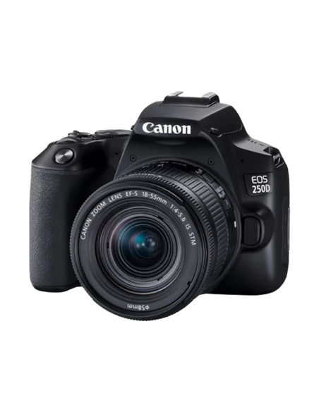 Aparat foto DSLR Canon EOS 250D & EF-S 18-55mm f/3.5-5.6 IS STM KIT