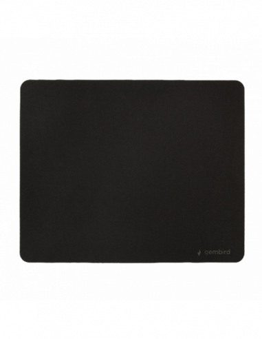 Коврики для мыши Mouse Pad Gembird MP-S-BK- 210 x 180mm- Cloth mouse pad with rubber anti-skid bottom- Black