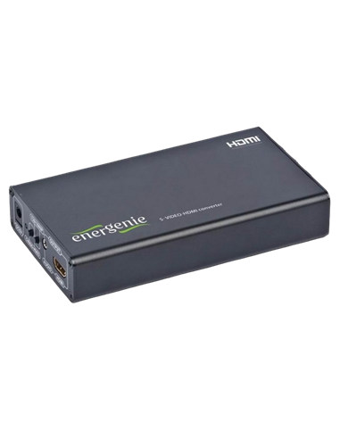 Convertor Video/Audio Energenie S-VIDEO to HDMI Converter, Negru