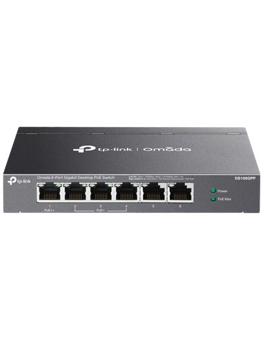 Comutator PoE TP-LINK DS106GPP, 1x PoE++, 3x PoE+