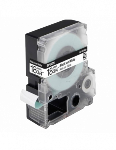 Cartuș de etichete Epson Tape Cartridge EPSON 18mm9m Strong Adhesive- BlkWht- LK5WBW C53S655012