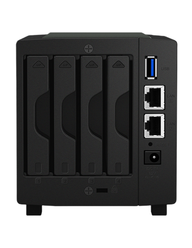 Stocare atașată la rețea SYNOLOGY DS419slim, Negru