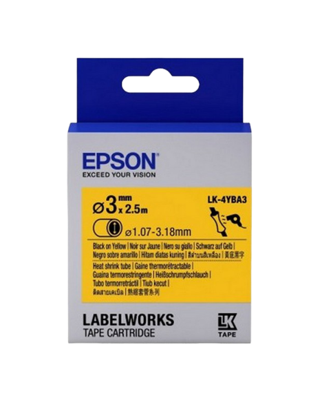 Картридж с лентой Epson LK-4YBA3, 4 мм x 2,5 м