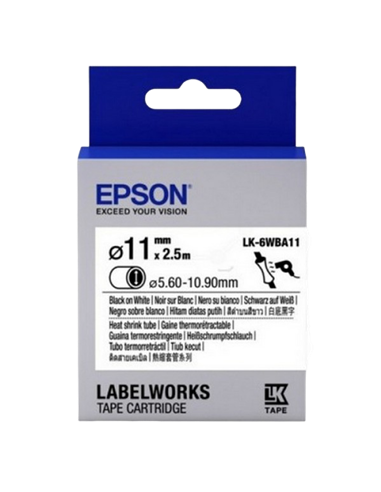 Картридж с лентой Epson LK-6WBA11, 24 мм x 2,5 м