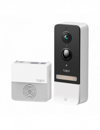 IP Видео Камеры TP-Link TAPO D230S1- 5Mpix- IP64- Smart Battery Video Doorbell Kit
