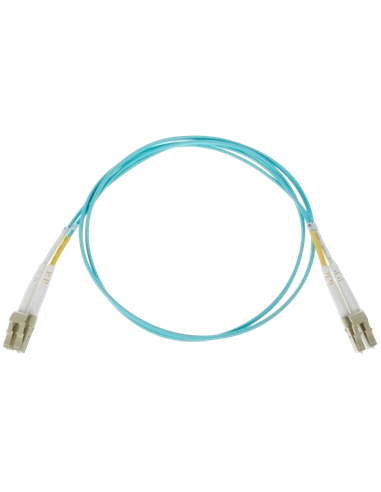 Fiber optic patch cords, Multimode OM4, LC-LC Duplex, 1M