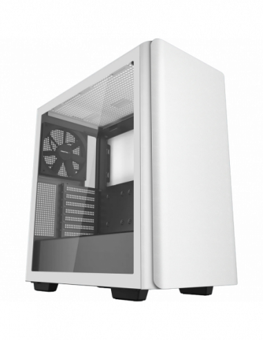 Carcase Deepcool Case ATX Deepcool CK500- wo PSU- 2x140mm fans-TG- GPU Holder- Dust Filter- 1xTypeC- 2xUSB3.0- White