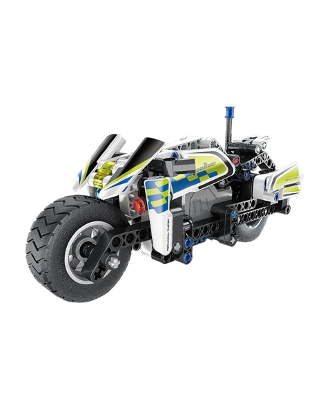 Constructor XTech Pull Back Police Motorbike