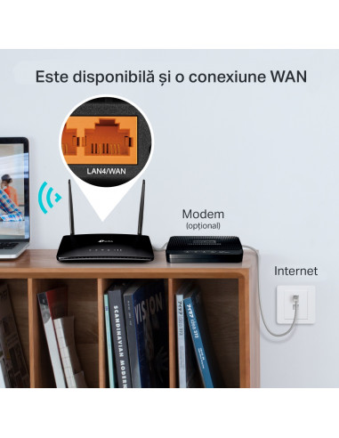 Беспроводной маршрутизатор TP-LINK Archer MR400, 4G, Чёрный