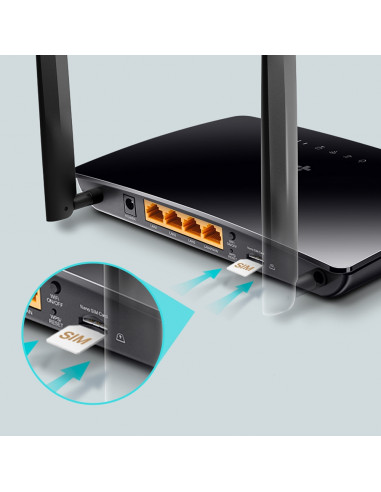 Router fără fir TP-LINK Archer MR400, 4G, Negru