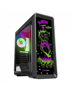Компьютерный корпус Gamemax RockStar, Midi-Tower, Без блока питания, Чёрный