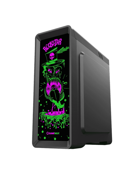 Компьютерный корпус Gamemax RockStar, Midi-Tower, Без блока питания, Чёрный
