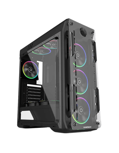 Carcasă PC Gamemax Optical G510, Midi-Tower, Fără PSU, Negru