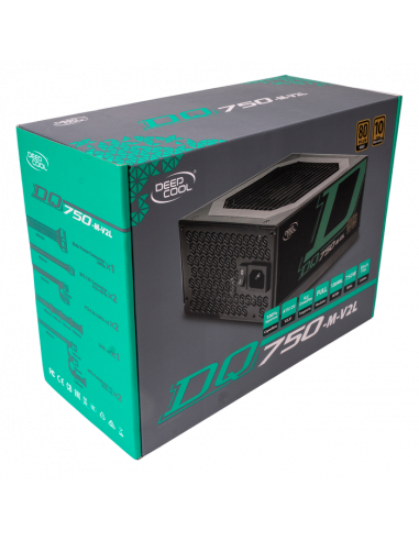 Блок питания для компьютеров Deepcool DQ750-M-V2L, 750Вт, ATX, Полностью модульный