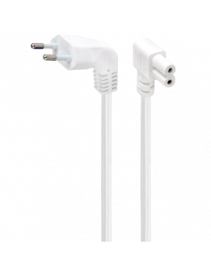 Cablu de alimentare Cablexpert PC-184L-VDE-2.5M-W, 2,5m, Alb