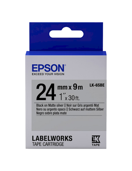 Картридж с лентой Epson LK-6SBE, 24 мм x 9 м