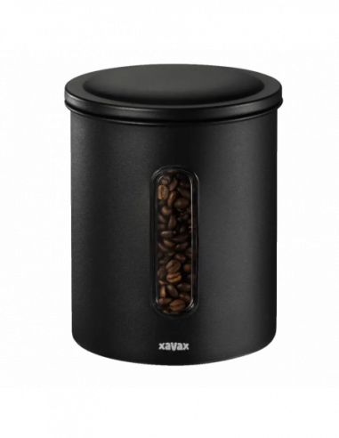 Termosuri și căni Xavax 111275- Coffee Tin- For 500 g of Beans or 700 g of Powde- Black
