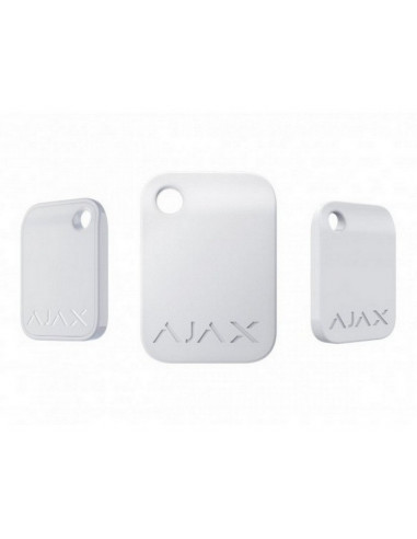 Sisteme de securitate Ajax Encrypted Contactless Key Fob Tag- White (3pcs)