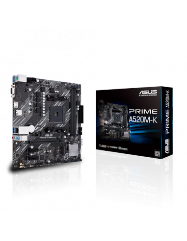 Plăci de bază cu procesorul AM4/AM3/FM2 MB AM4 Asus PRIME A520M-K mATX