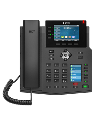 Telefon IP Fanvil X5U, Negru