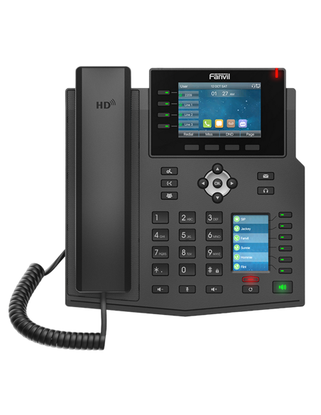 Telefon IP Fanvil X5U, Negru