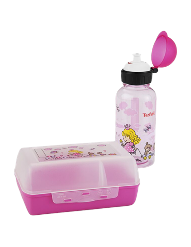 Set pentru prânz pentru copii Tefal Princess, Roz