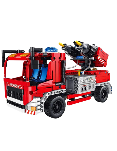 Constructor XTech Mini Fire Truck with Water Spraying